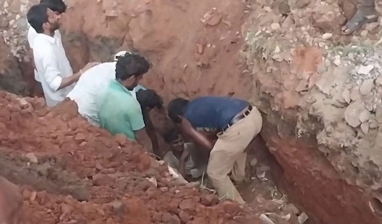 Bihari worker injured as trench collapses during Mission Bhagiratha works