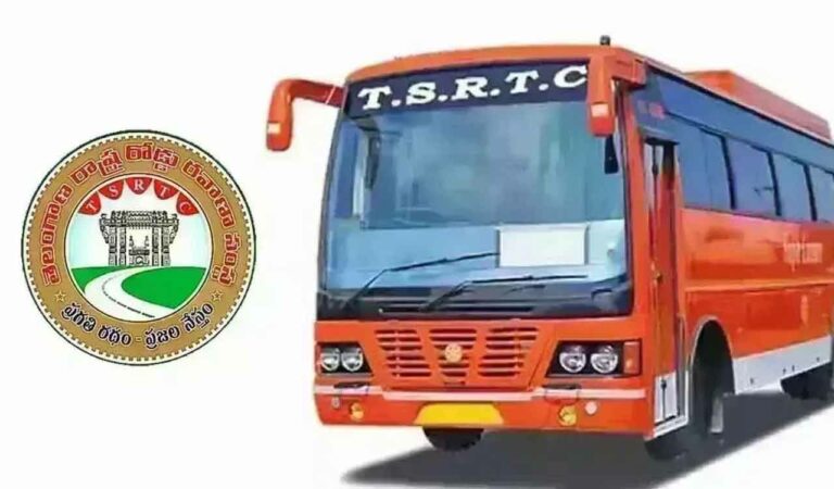 BRS MLAs travel in RTC bus to protest fare hike
