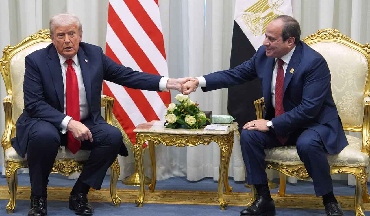 Trump, Arab leaders seal historic Gaza peace deal