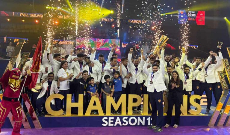 Dabang Delhi crowned PKL Season 12 champions; wins thriller against Puneri Paltan in final