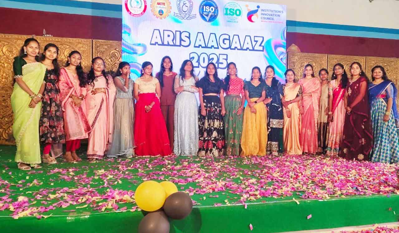 Aristotle PG College hosts ‘ARIS-AAGAAZ 2025’ fresher’s celebration for MBA batch