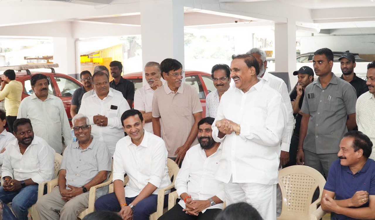 Turncoat MLA Arekapudi Gandhi caught campaigning for Congress despite denying defection