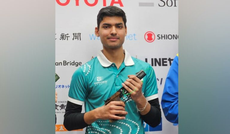 Abhinav Deshwal wins gold in 25m Pistol at Tokyo Deaflympics
