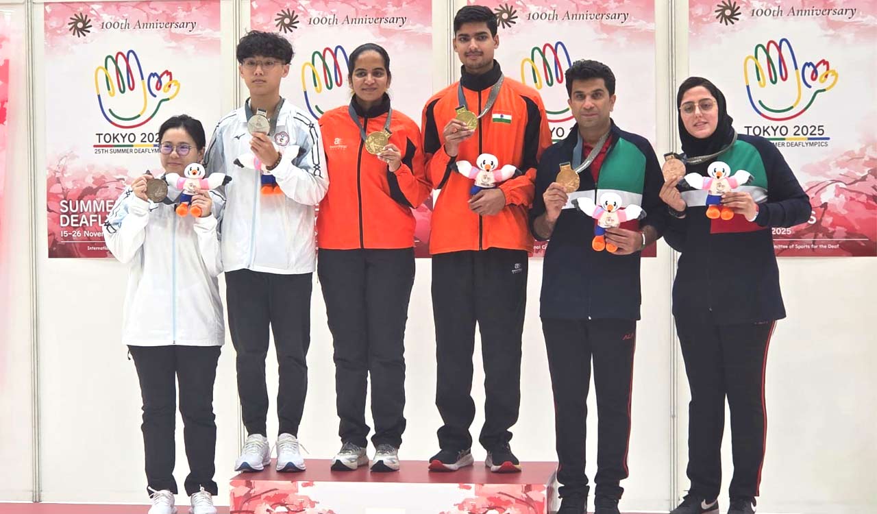 Abhinav Deshwal, Pranjali Dhumal win 10m Air Pistol gold; Kushagra Rajawat claims 50m Rifle Prone bronze at Deaflympics