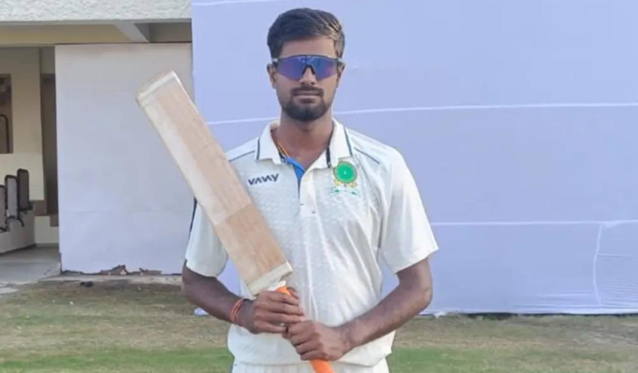 Akash Choudhary makes history with fastest fifty in Ranji Trophy, hitting eight consecutive sixes