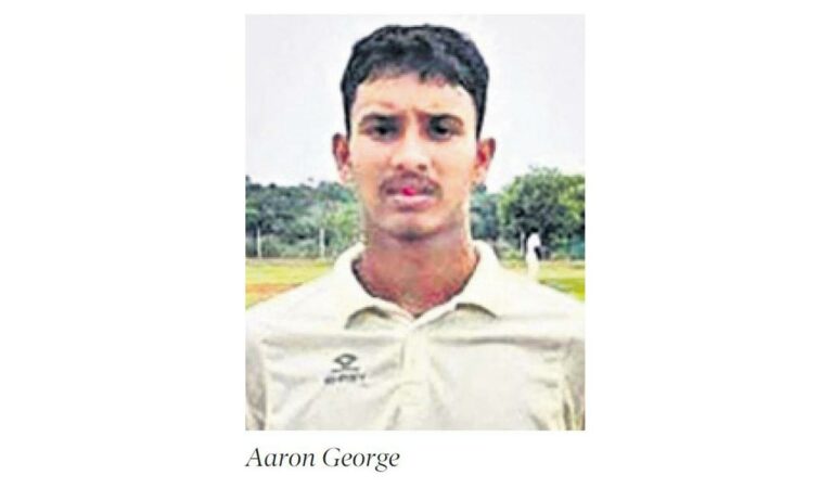 Hyderabad’s Aaron George earns India under-19 call-up for ACC Asia Cup in Dubai