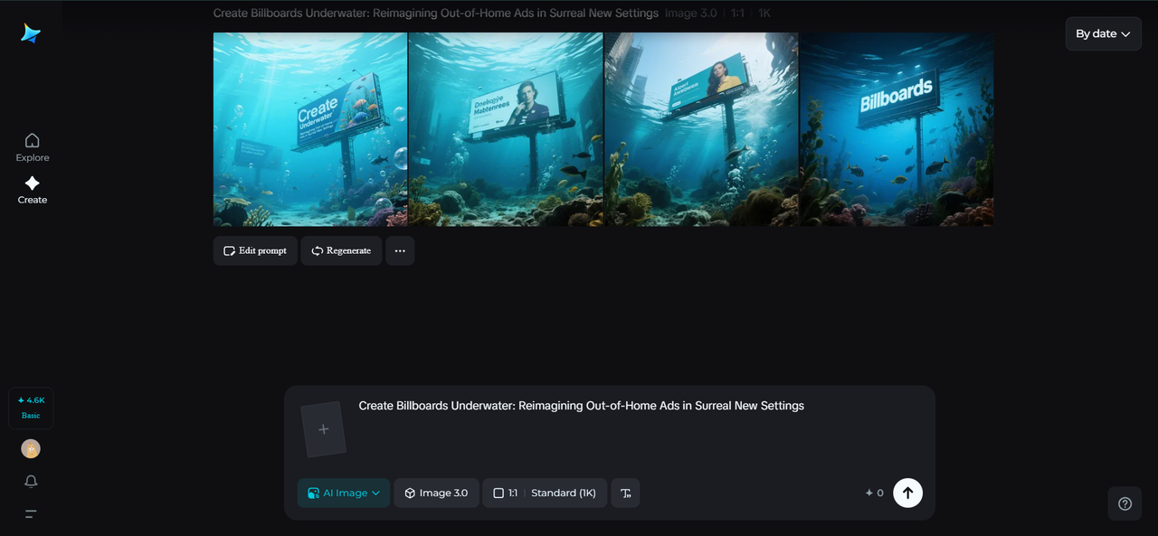 Billboards Underwater: Reimagining Out-of-Home Ads in Surreal New Settings