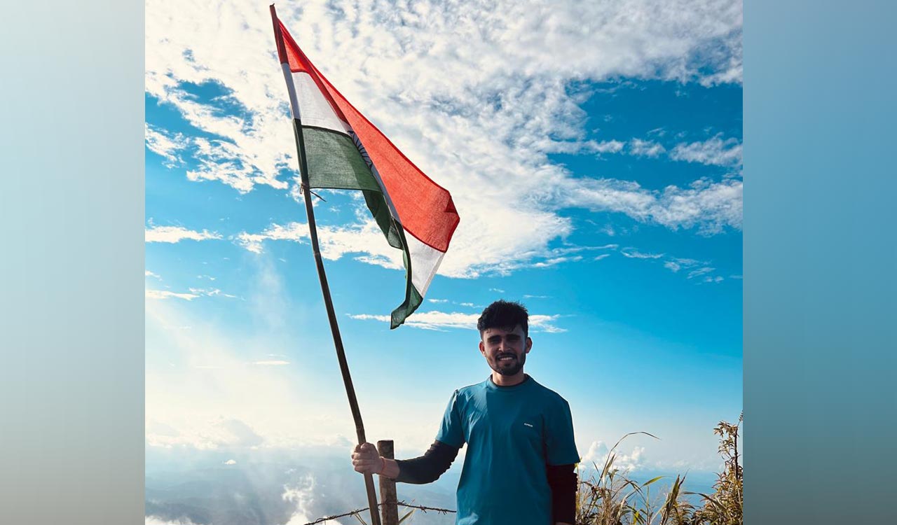 City mountaineer Yashwanth Bhukya successfully scales Assam’s highest peak in patriotic mission