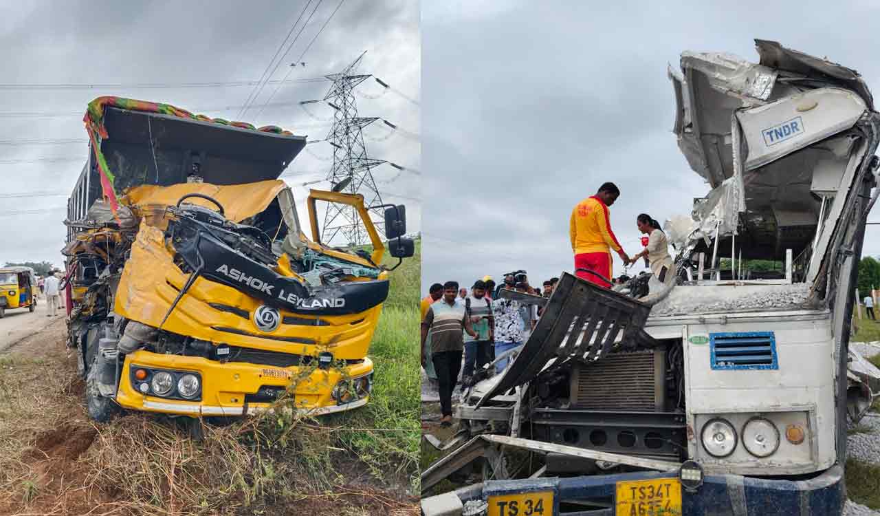 Chevella tragedy: Wife takes bus, husband boards train; fate separates couple