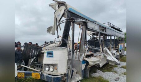 19 killed as truck collides head-on with RTC bus in Telangana’s Chevella