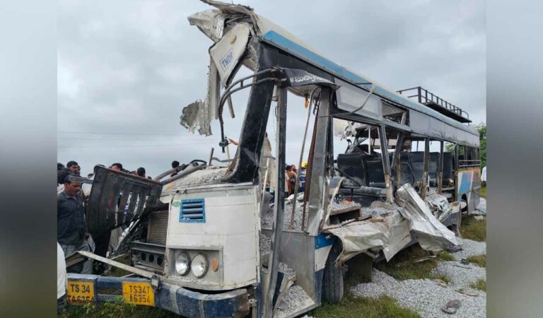 Chevella Bus accident: Toll goes up to 20, many injured