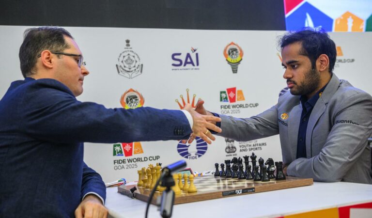 Arjun Erigaisi and P Harikrishna advance to FIDE World Cup pre-quarterfinals