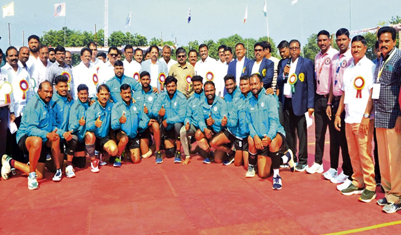 Coal India Level Inter Company Kabaddi Tournament commences in Kothagudem