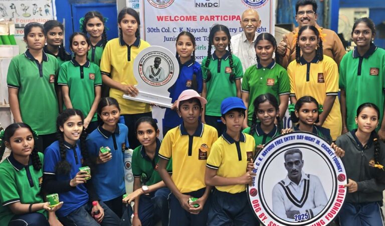 KVG clinches double in sub-junior floodlit cricket tournament