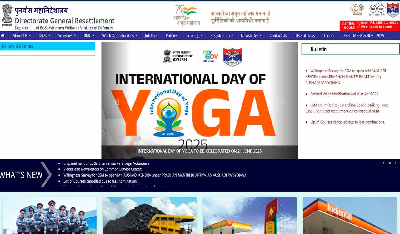 DGR to host exclusive job fair for ex-servicemen