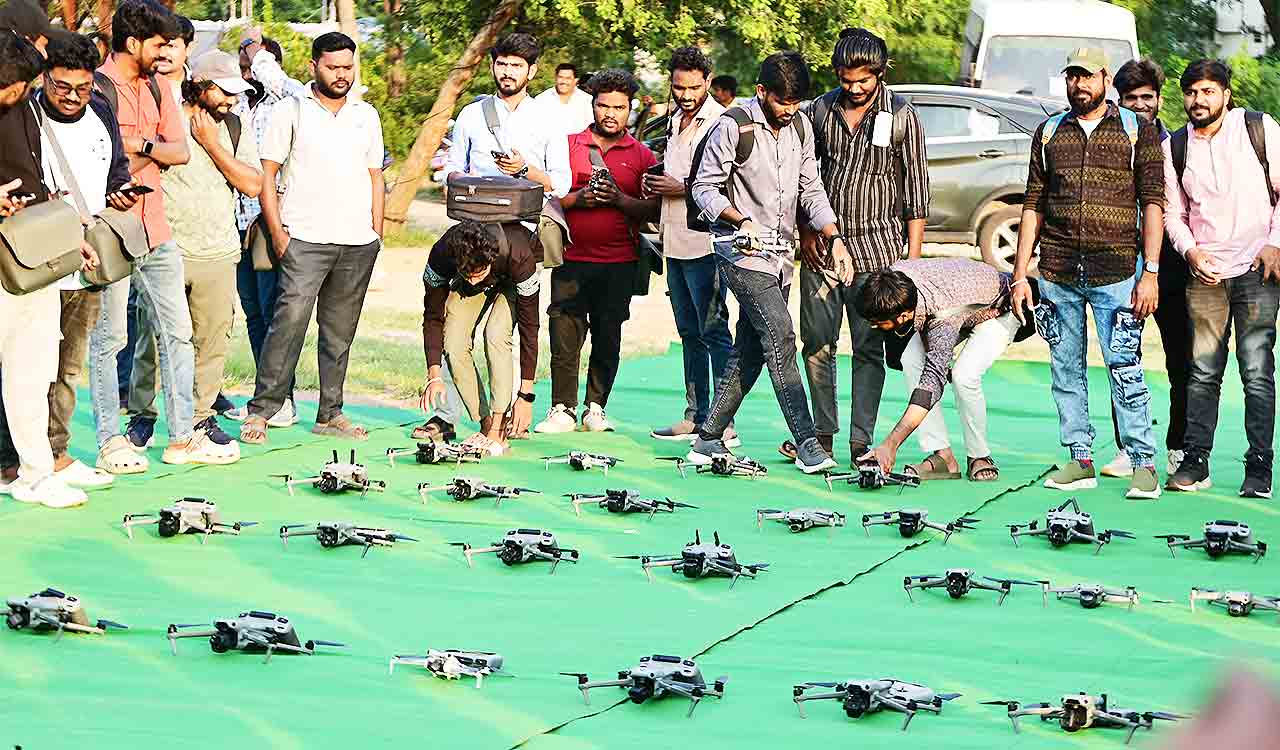 Drones enhance efficiency, excitement in Jubilee Hills by-election
