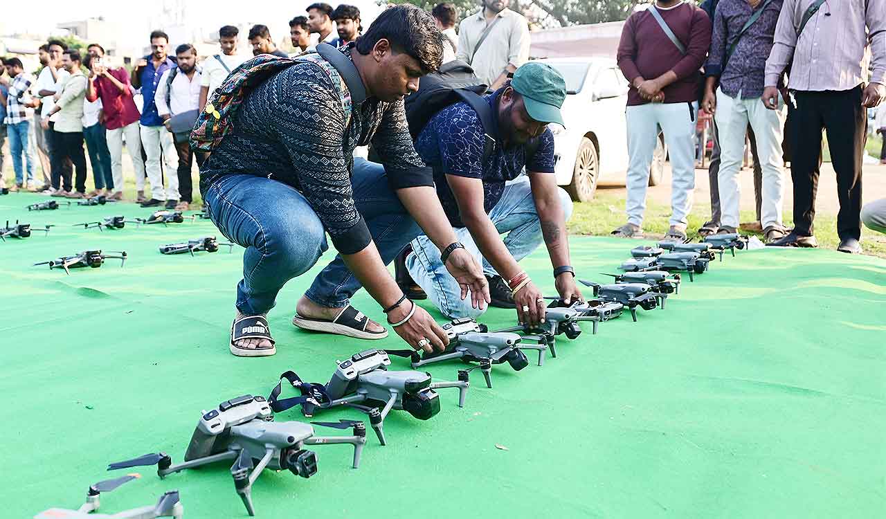 Drones enhance efficiency, excitement in Jubilee Hills by-election