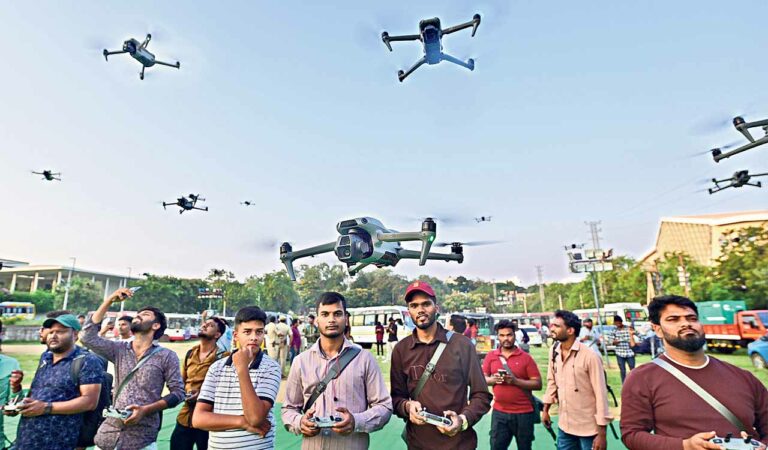Drones enhance efficiency, excitement in Jubilee Hills by-election