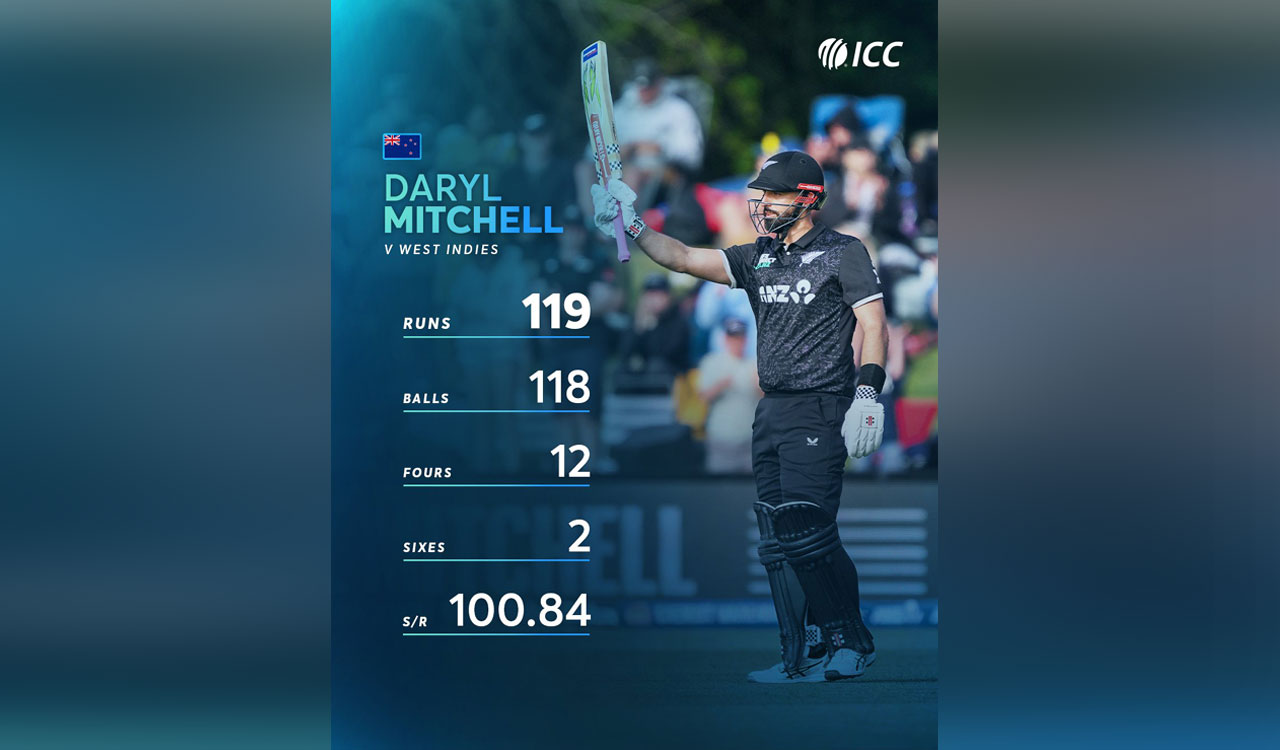 Daryl Mitchell climbs to No. 1 in ICC ODI batting rankings; Bavuma, Abrar and Kuldeep record career-best gains