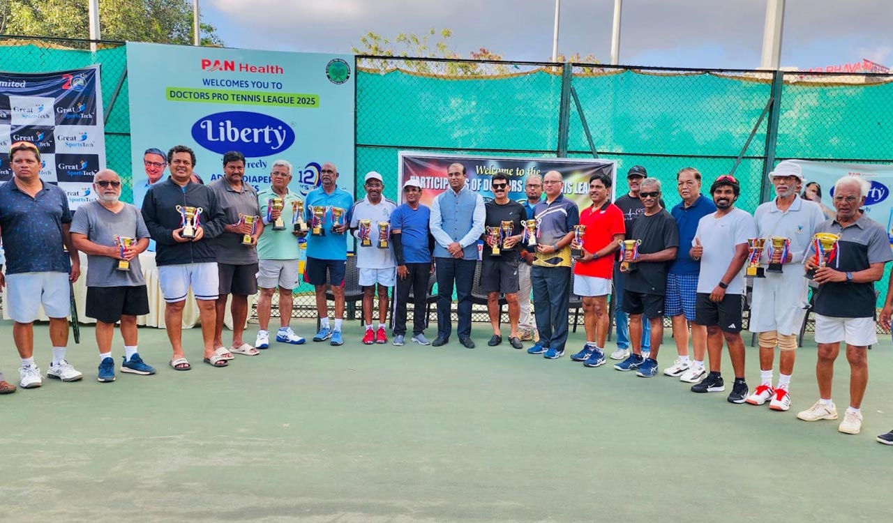 Chandrashekhar wins Doctors Pro Tennis League title