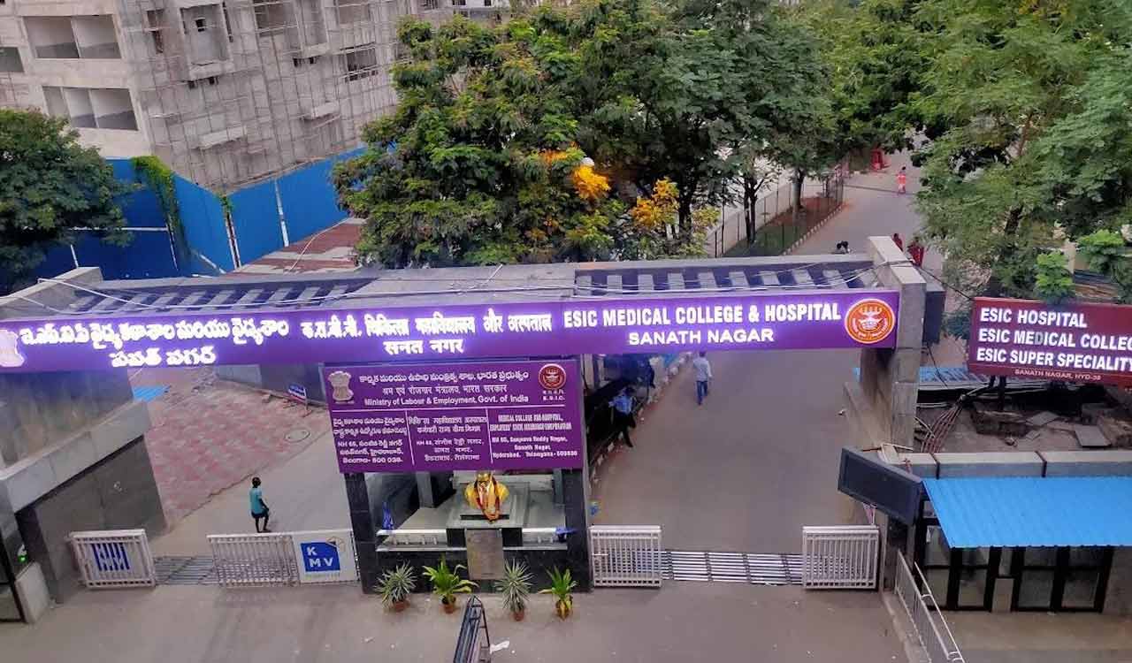 Four workers injured as centering structure collapses during repair work at Hyderabad’s ESI Hospital