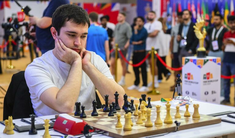 Wei Yi holds Sindarov in final opener; Esipenko wins third-place match