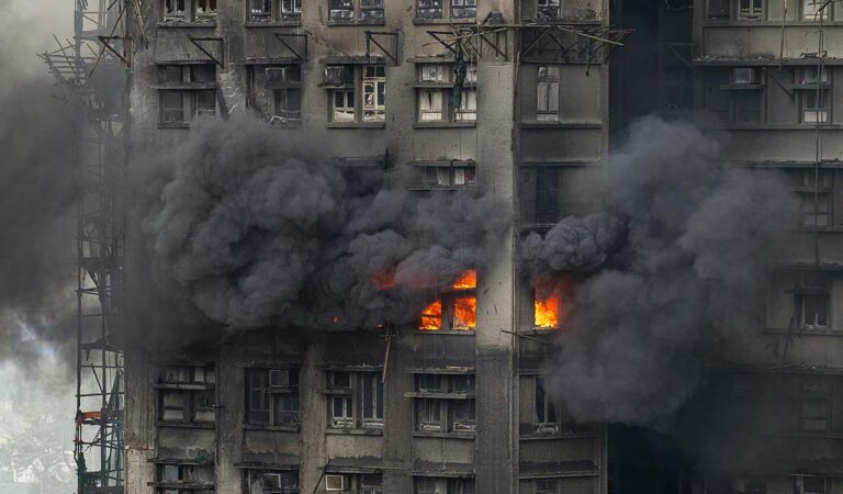 44 killed as massive blaze engulfs Hong Kong high-rises; 3 arrested for manslaughter