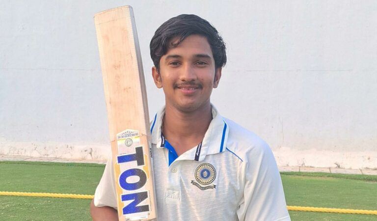G S P Teja's unbeaten century helps Andhra respond to Puducherry's 337