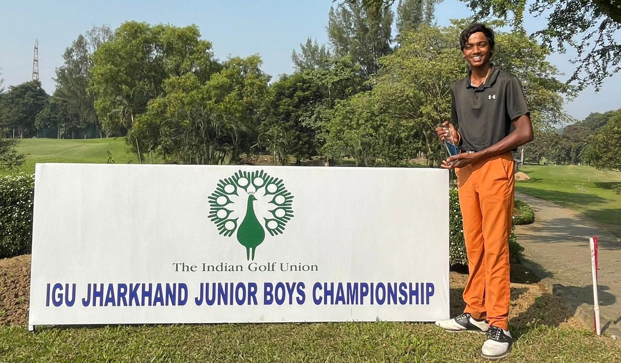 Hyderabad’s Saatvic Kumar Singh finishes second runner-up in IGU Jharkhand golf event