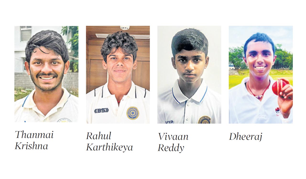 Vivaan Reddy and Jamsheed hit centuries in HCA C-Division league