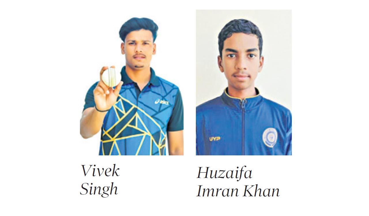 Aditya Vardhan, Ayush Malhotra and Huzaifa Imran shine in HCA under-16 matches