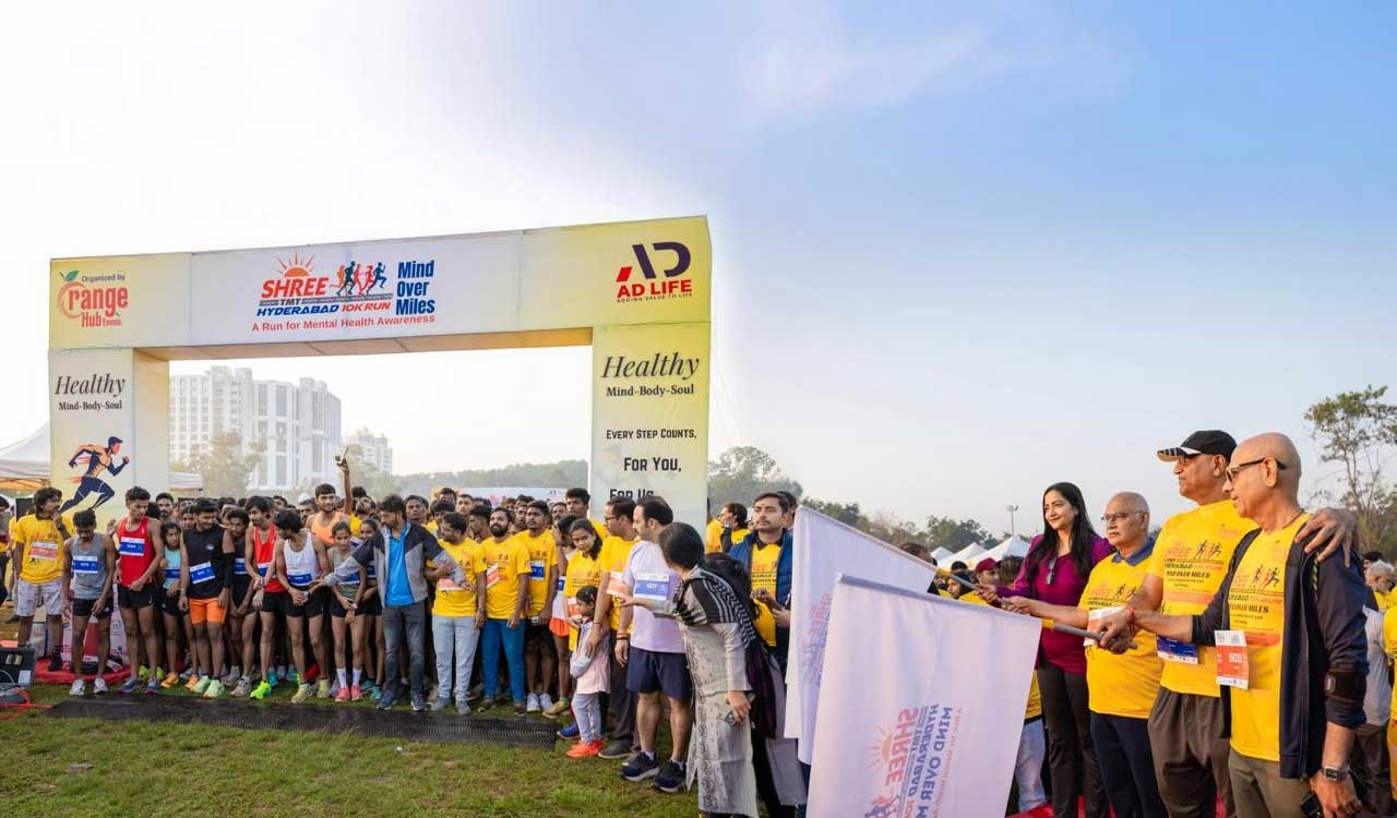 Hyderabad 10K Run champions mental health and child wellness