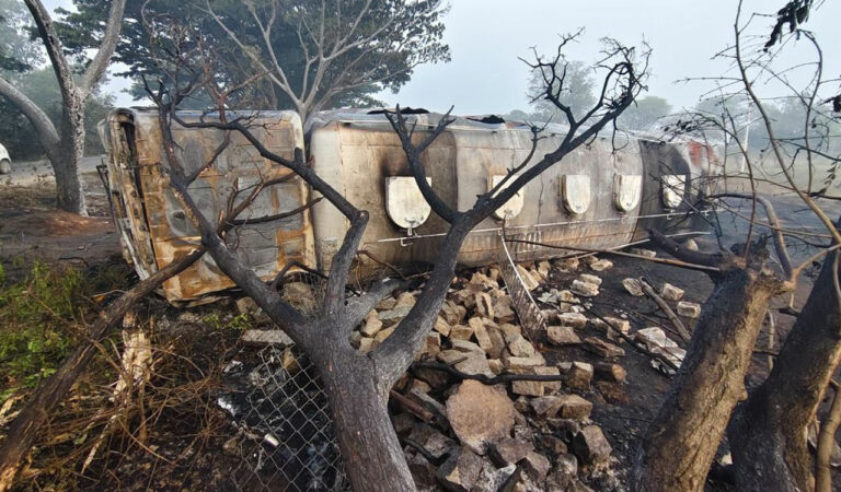 Ethanol tanker catches fire after collision on NH-167 in Mahabubnagar; One killed, two injured