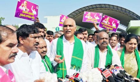 BJP at Centre, Congress in the State have made lives of farmers miserable, says Harish Rao 