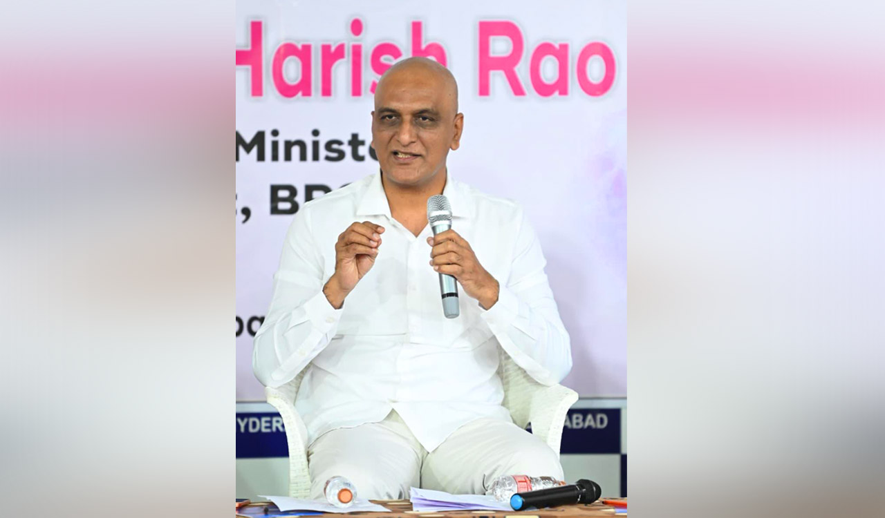 Harish Rao says Revanth Reddy is a blackmailer ruling Telangana through fear and intimidation