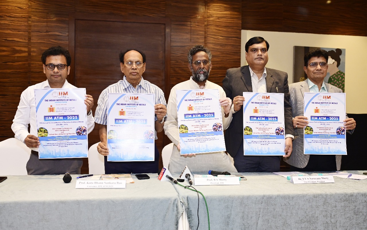 IITH to host 79th IIM Annual Technical Meeting, global experts to discuss materials for energy transition