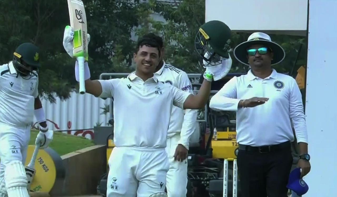 India A take control against South Africa A despite Ackerman century