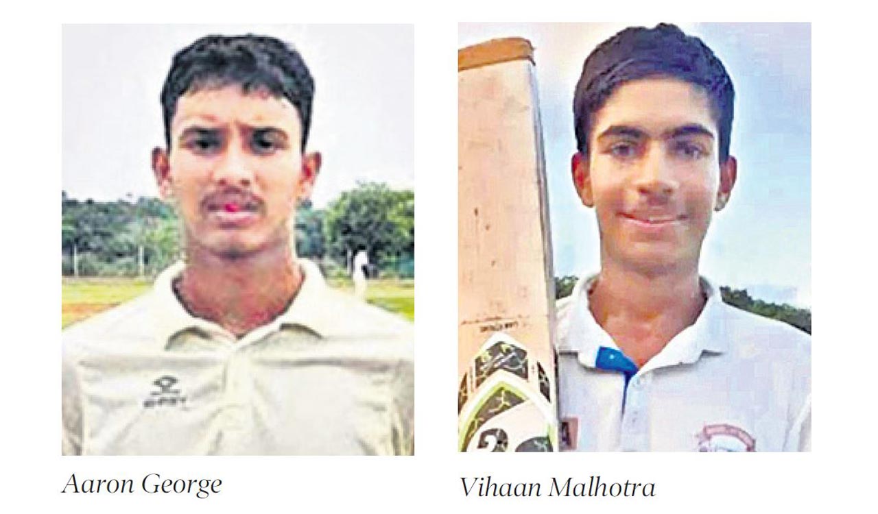 Aaron George, Vihaan Malhotra named India Under-19 captains for triangular series