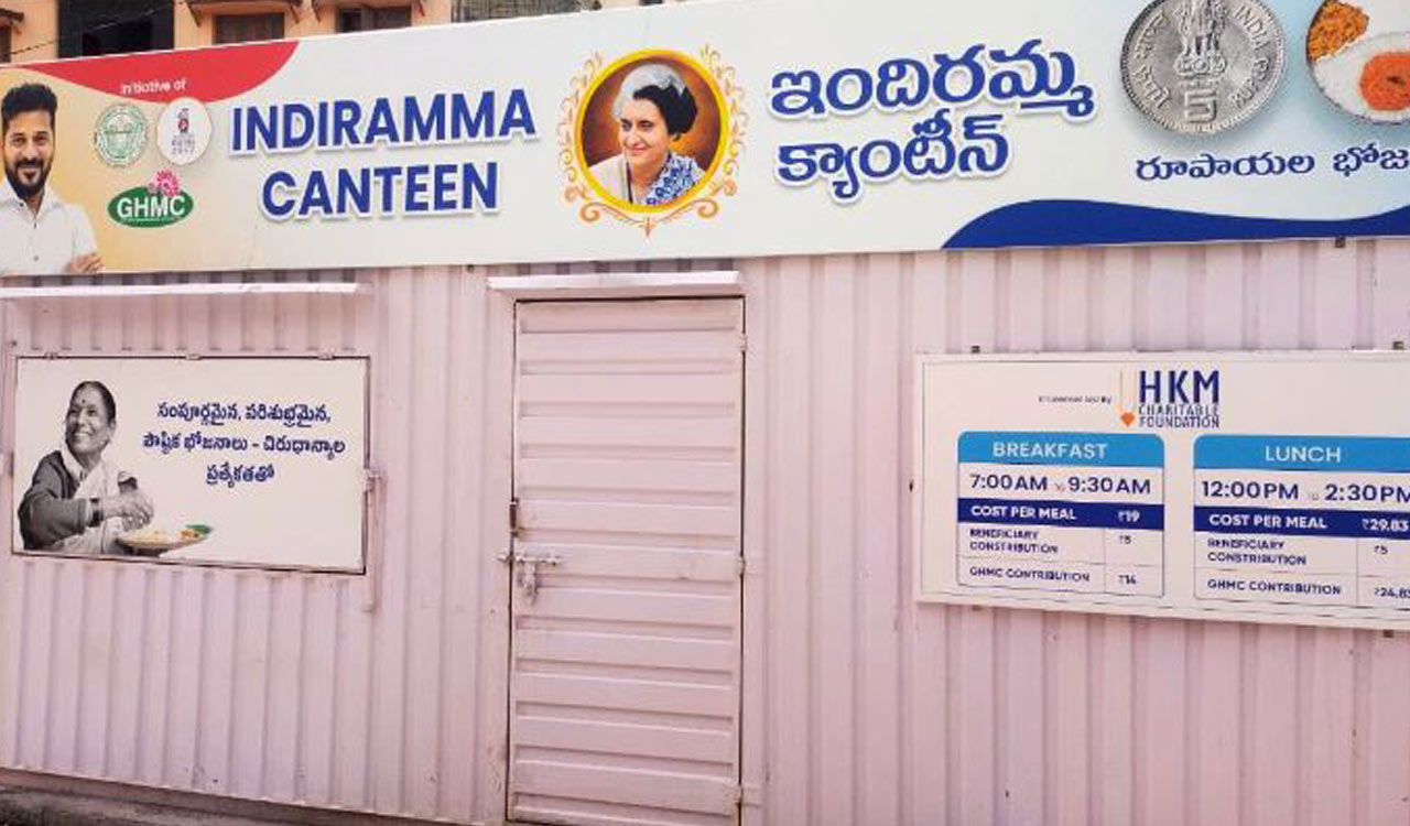 GHMC open two more Indiramma canteens