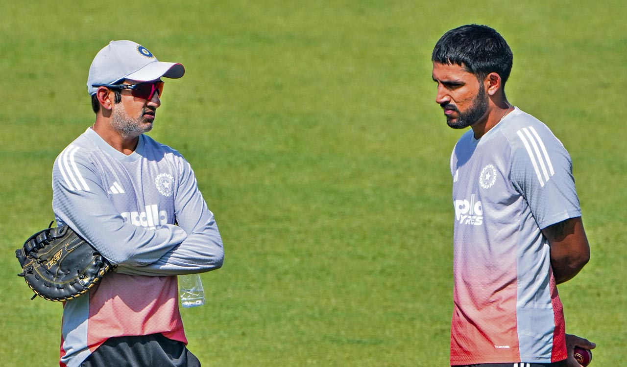 India’s batters practise single pad drill ahead of Guwahati Test