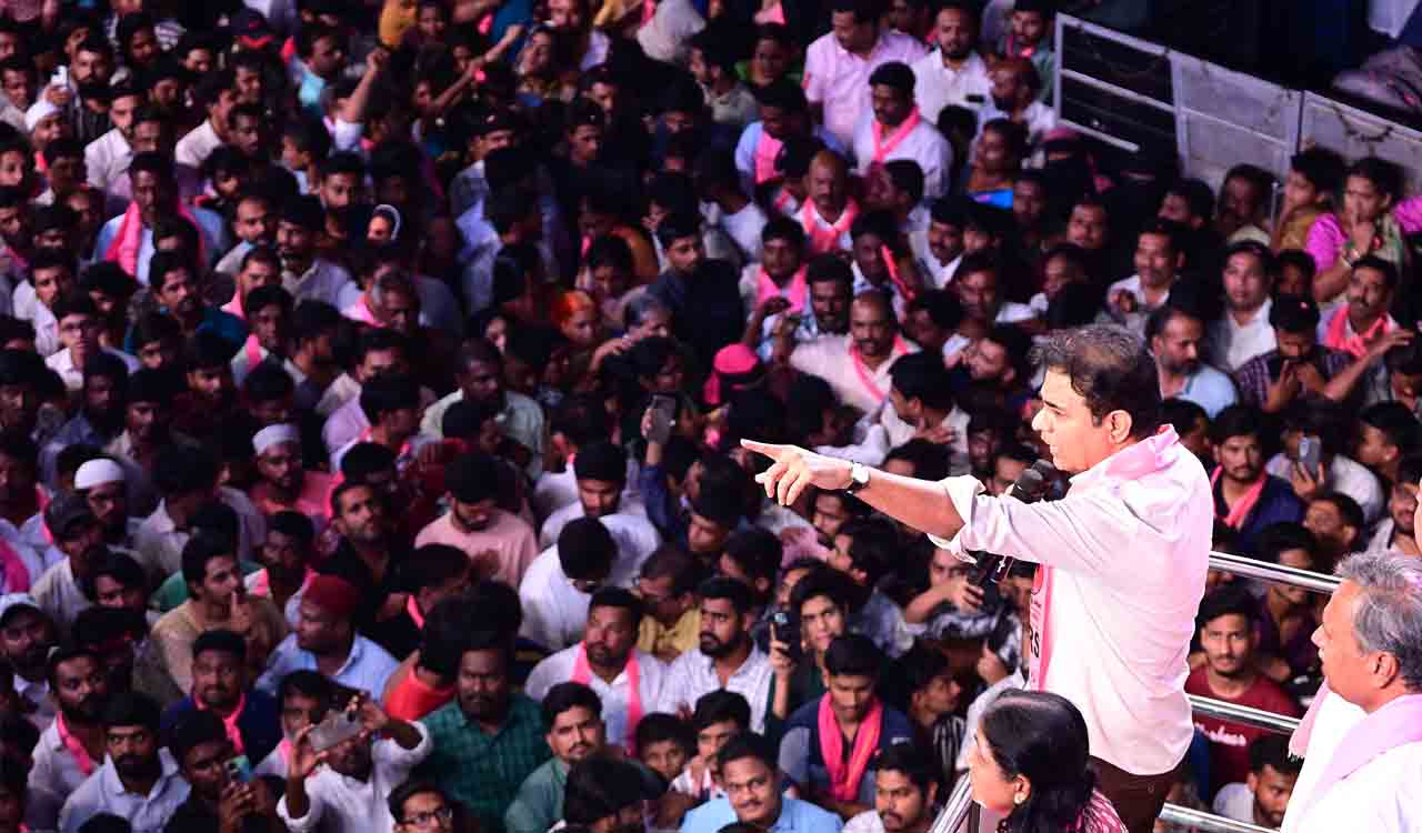 Political storm brewing in Telangana; Congress will be blown away, says KTR