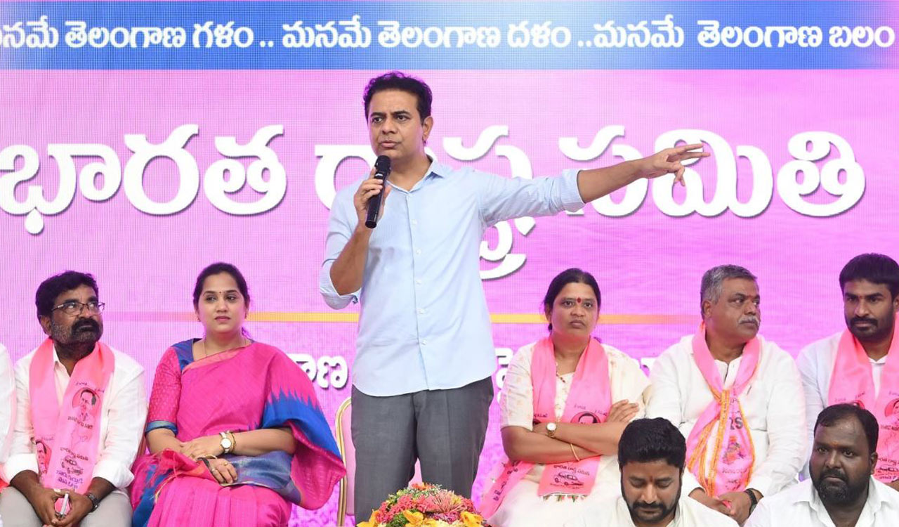 Congress is wrecking Telangana, says KTR