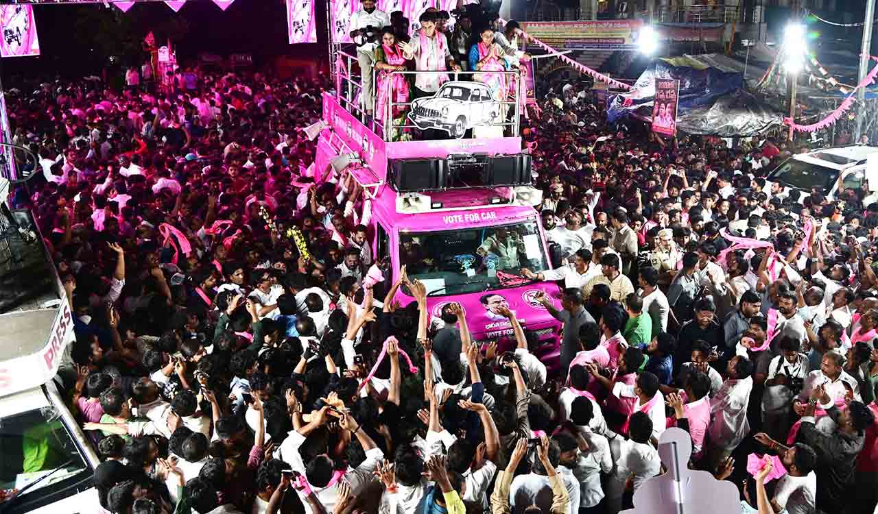 KTR dares Revanth Reddy to seek votes in Jubilee Hills based on two-year Congress rule