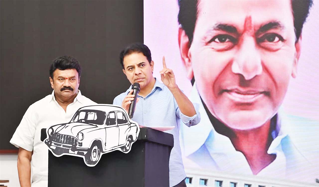 KTR dares Revanth Reddy for open debate on Hyderabad’s development record