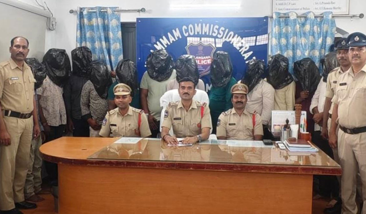Khammam man, 13 associates held in illegal lucky draw case