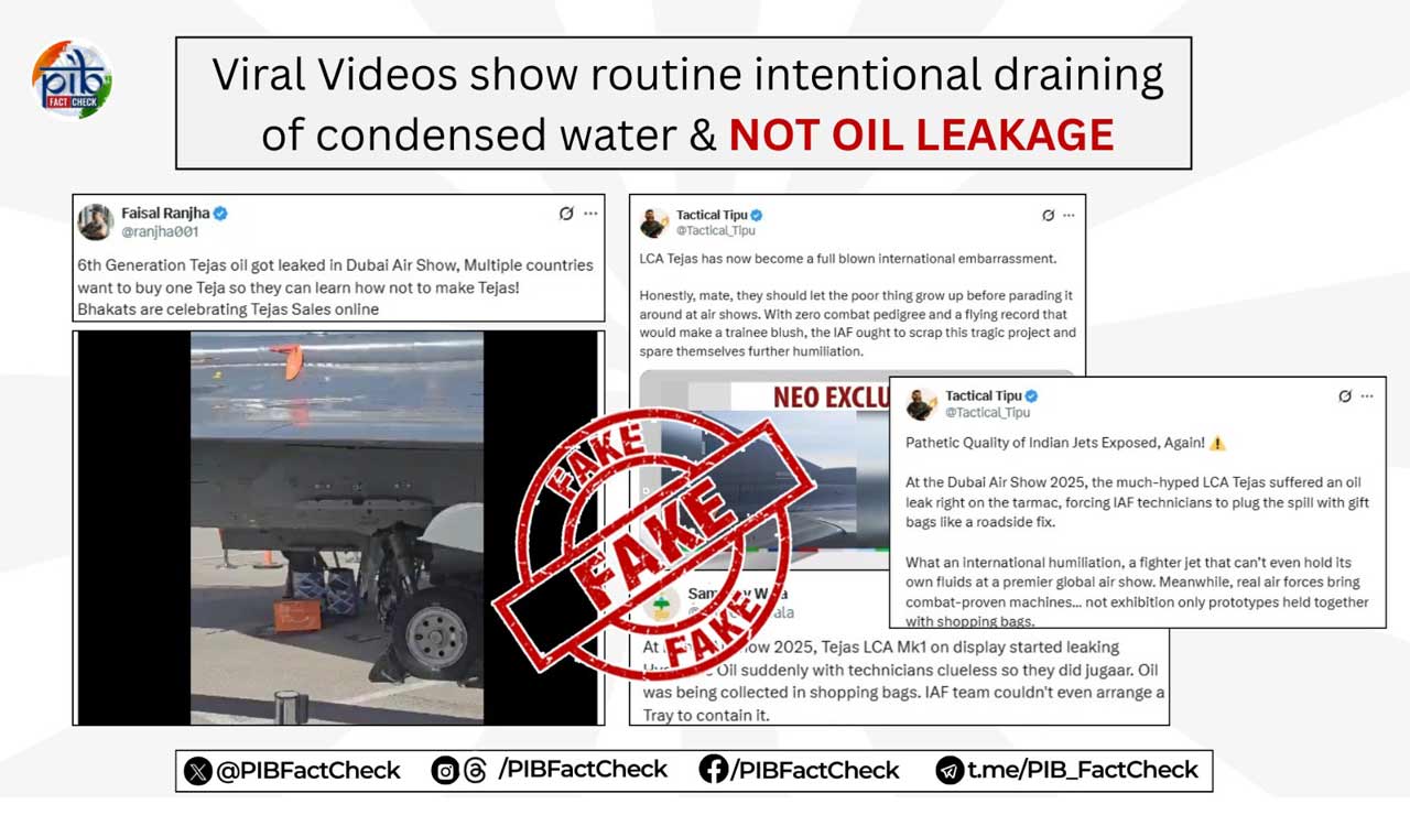 Ministry of Defence slams ‘fake’ claims of oil leak in Tejas at Dubai Air Show