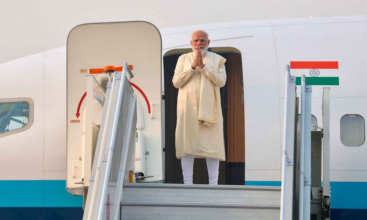 PM Modi arrives in Bhutan for 2-day visit