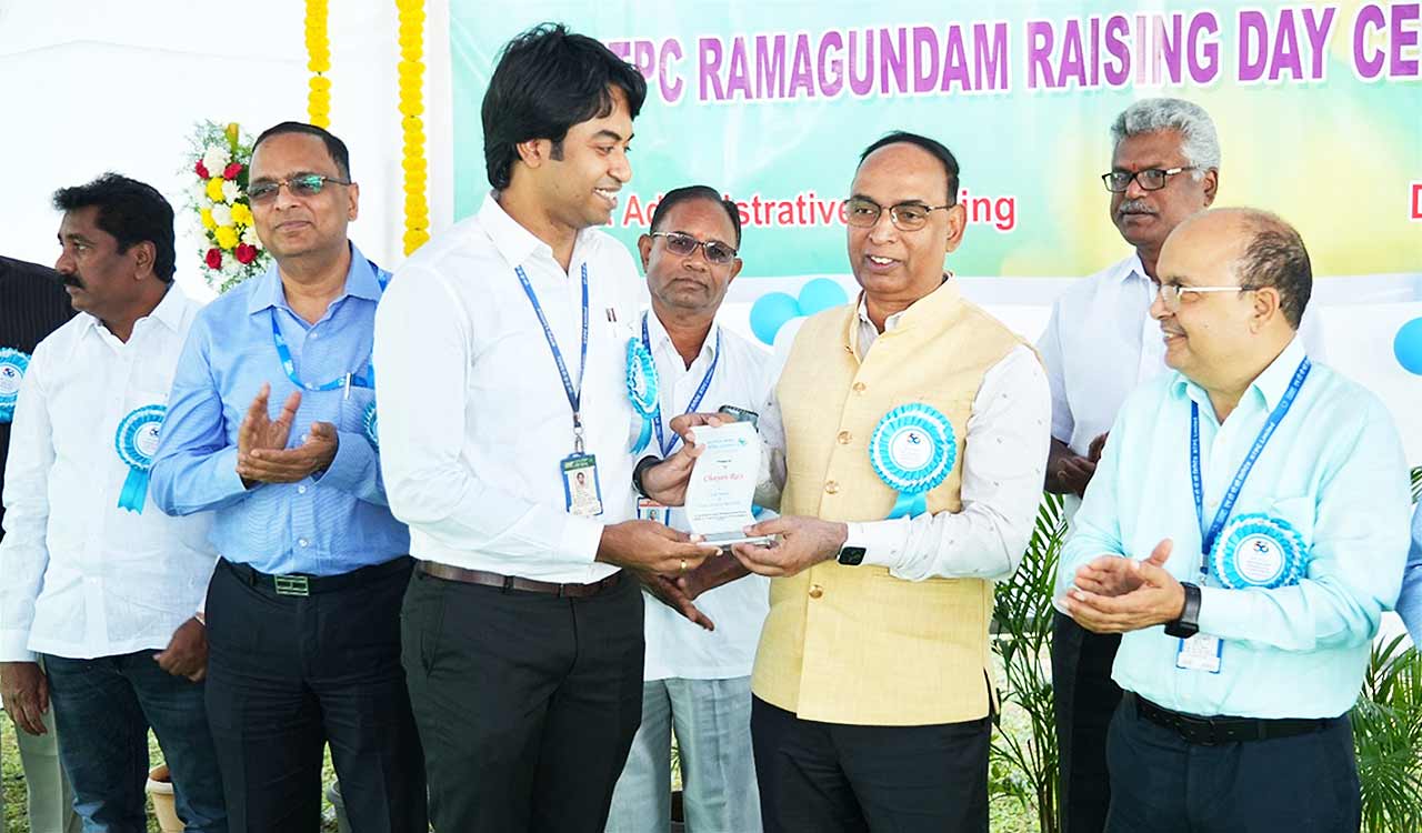 NTPC Ramagundam marks Raising Day, felicitates employees