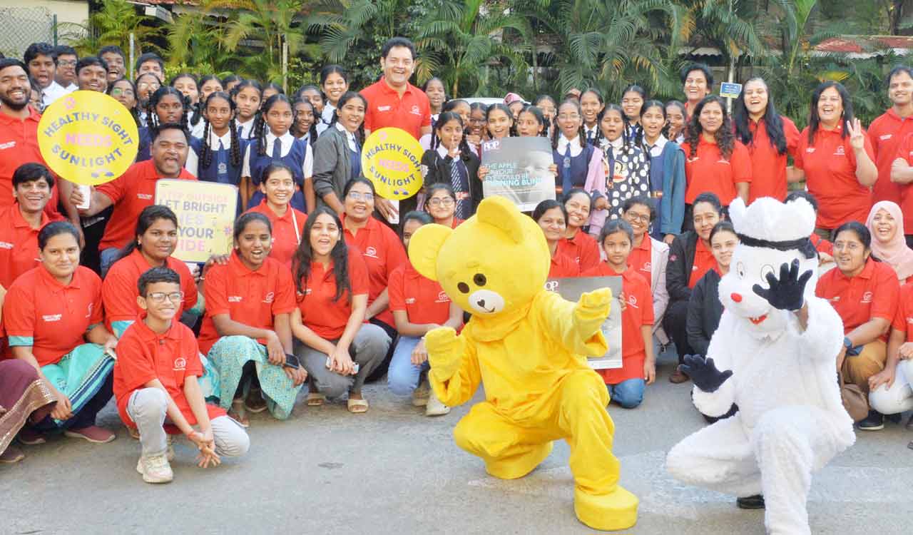 LVPEI concludes Children’s Eye Care Awareness Week with walk at KBR Park