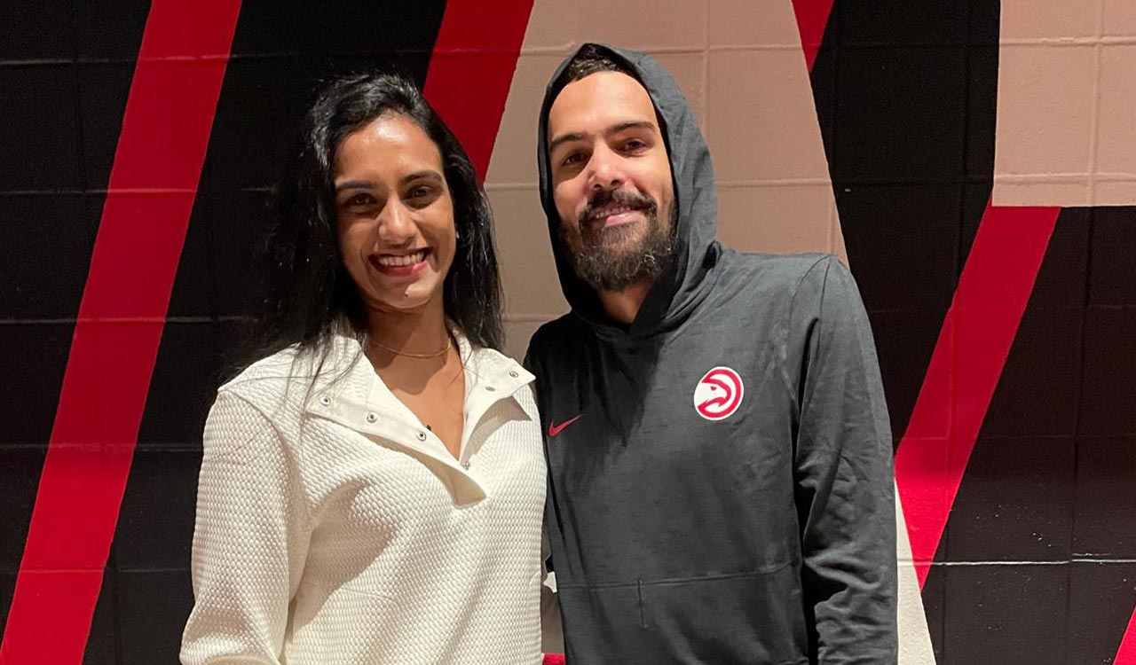 P V Sindhu experiences NBA action during break from badminton
